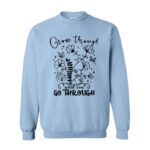 Crewneck Grow Through Bleu Léger L Front