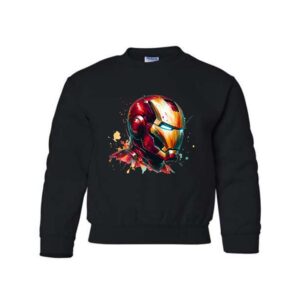 Crewneck Junior IronMan Noir M