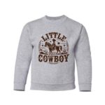 Crewneck-Junior-Little-Cowbow-Gris-cendre