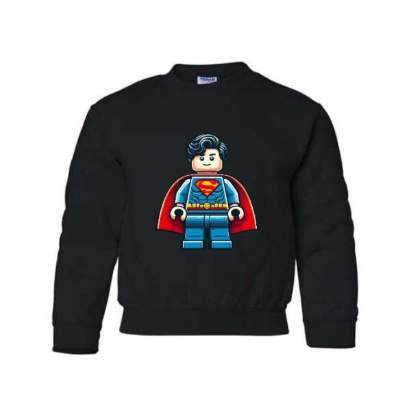 Crewneck Junior SuperMan Noir XS