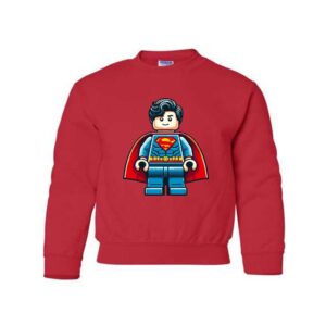 Crewneck Junior SuperMan Rouge S