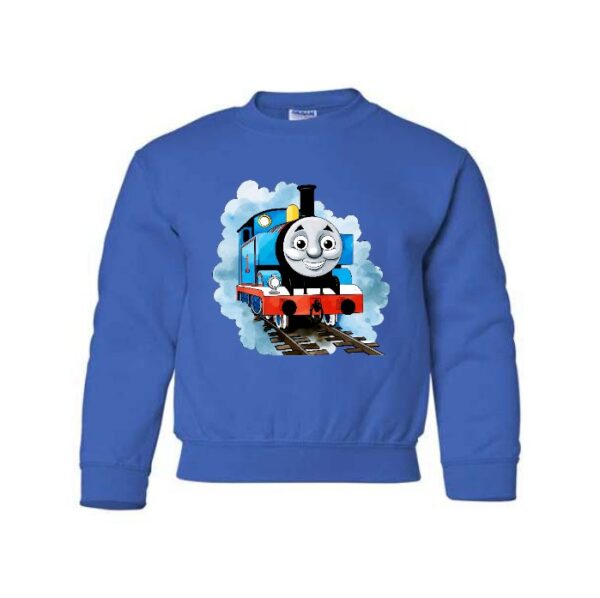 Crewneck Junior Thomas Train Bleu Royal XS