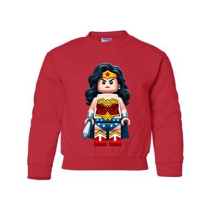 Crewneck Junior WonderWomen Rouge S