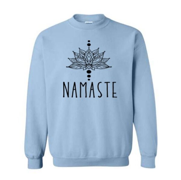 Crewneck NAMASTE 3 Bleu Léger M