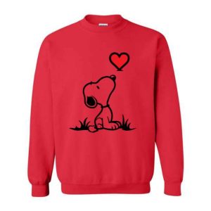 Crewneck Snoopy Rouge S